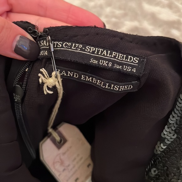 All saints hand embellished sparkle dress - Picture 5 of 5